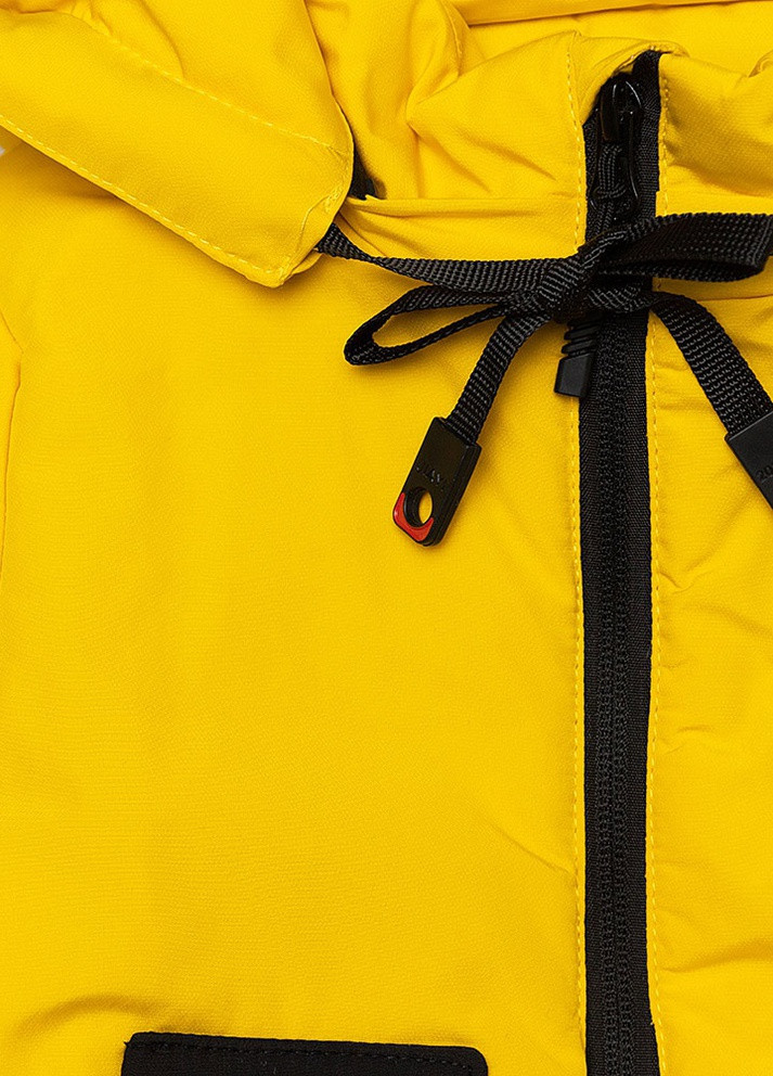Желтая демисезонная куртка демисезонная для мальчика парка No Brand