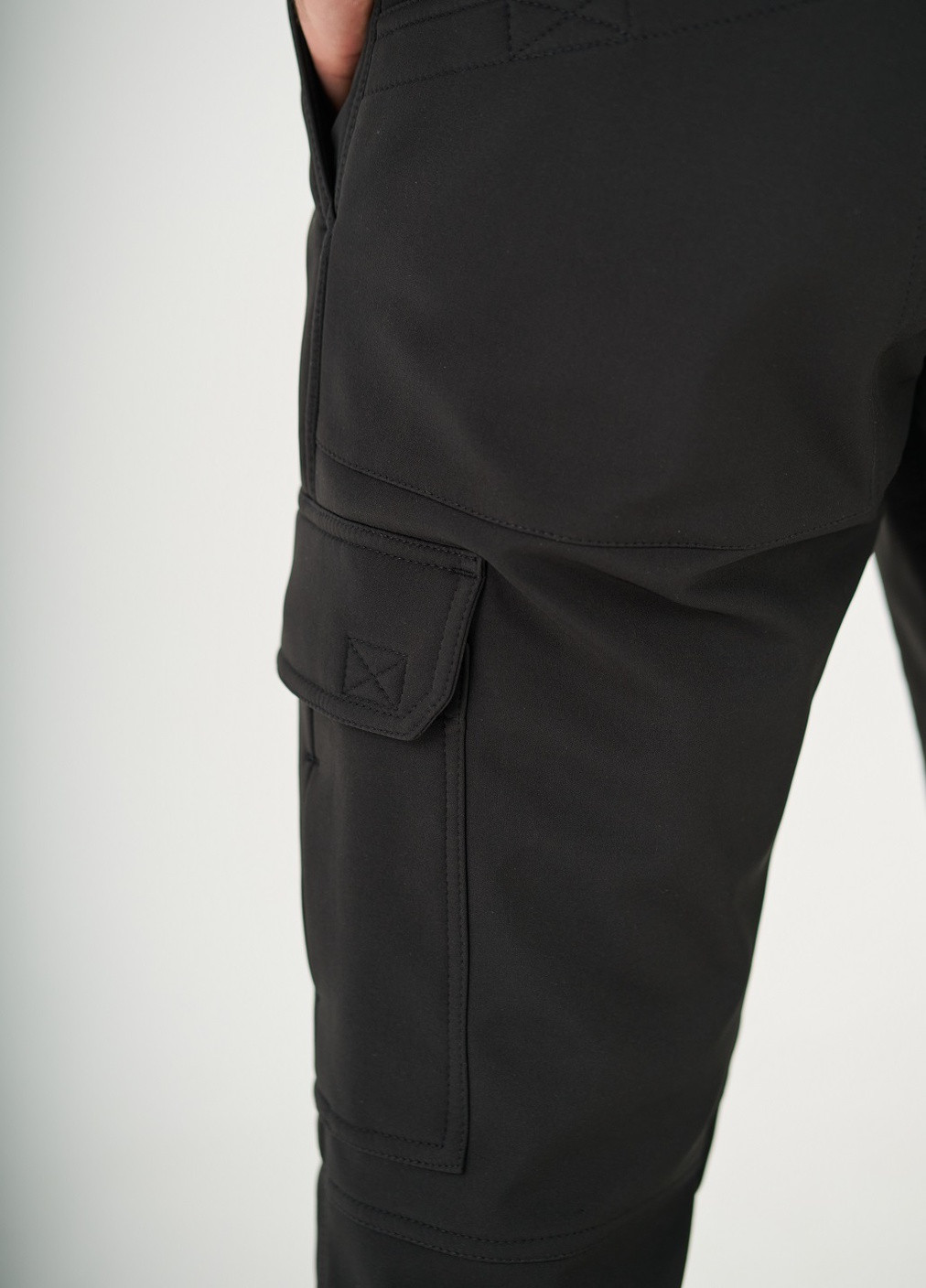 Черные повседневный демисезонные прямые брюки UKM