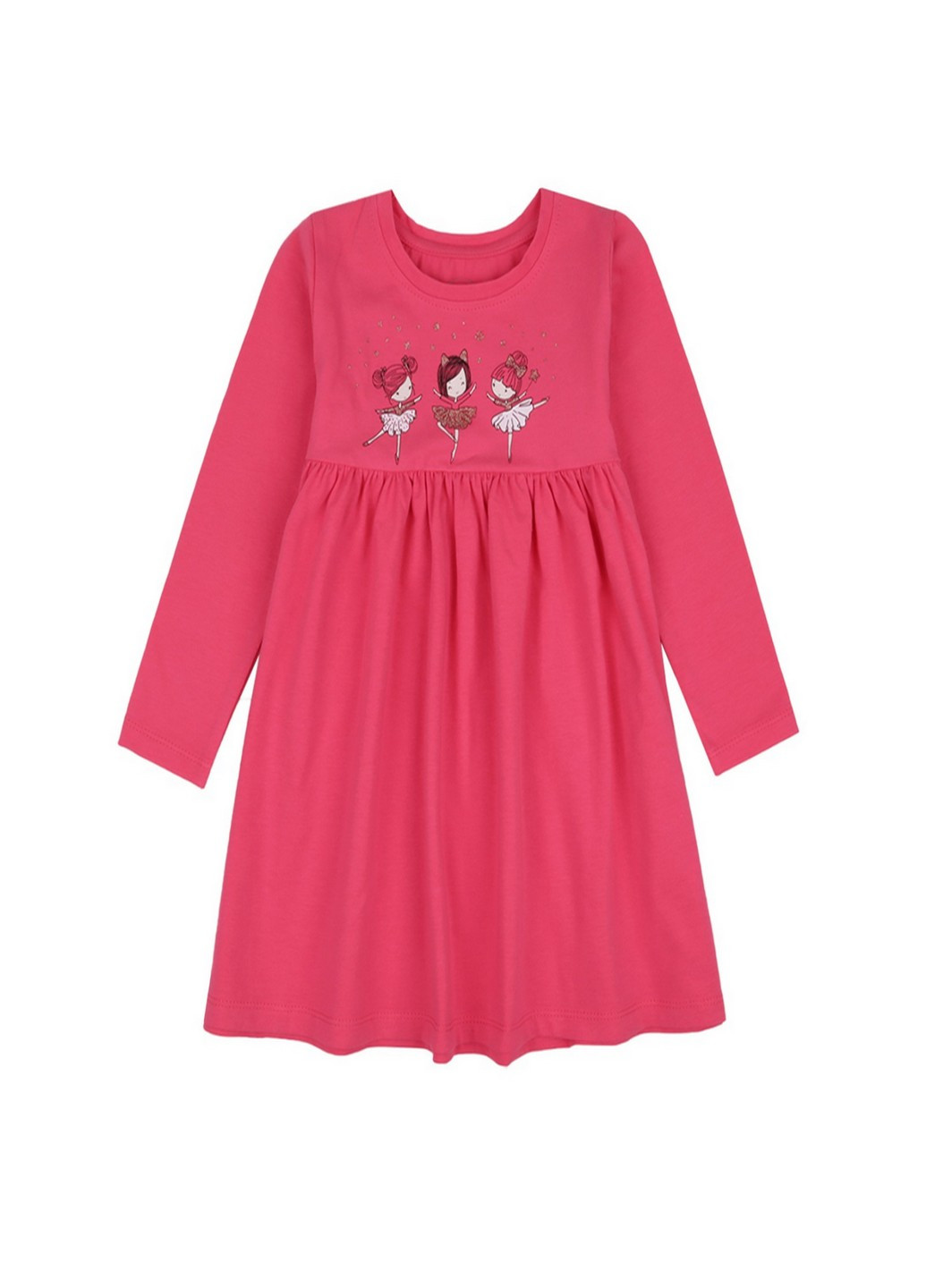 Коралловое платье для девочки Фламинго Текстиль (258065377)
