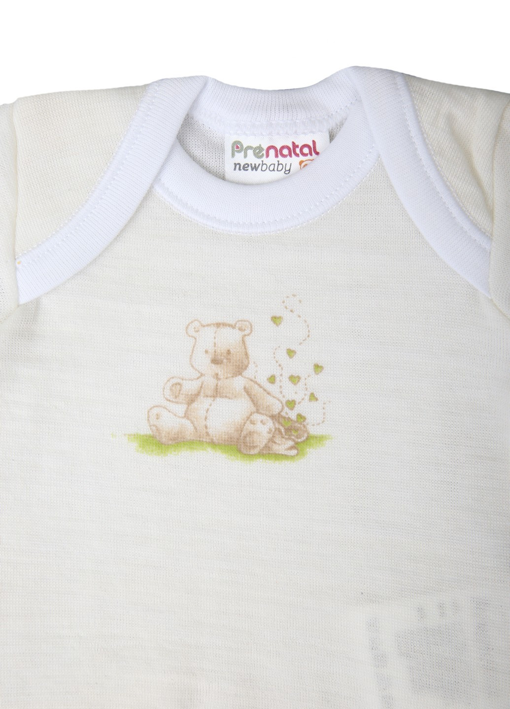 Бежевая летняя футболка Prenatal