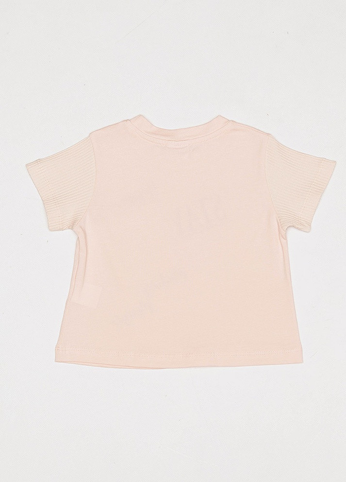 Світло-рожева літня футболка регуляр для дівчинки Miss Feriha