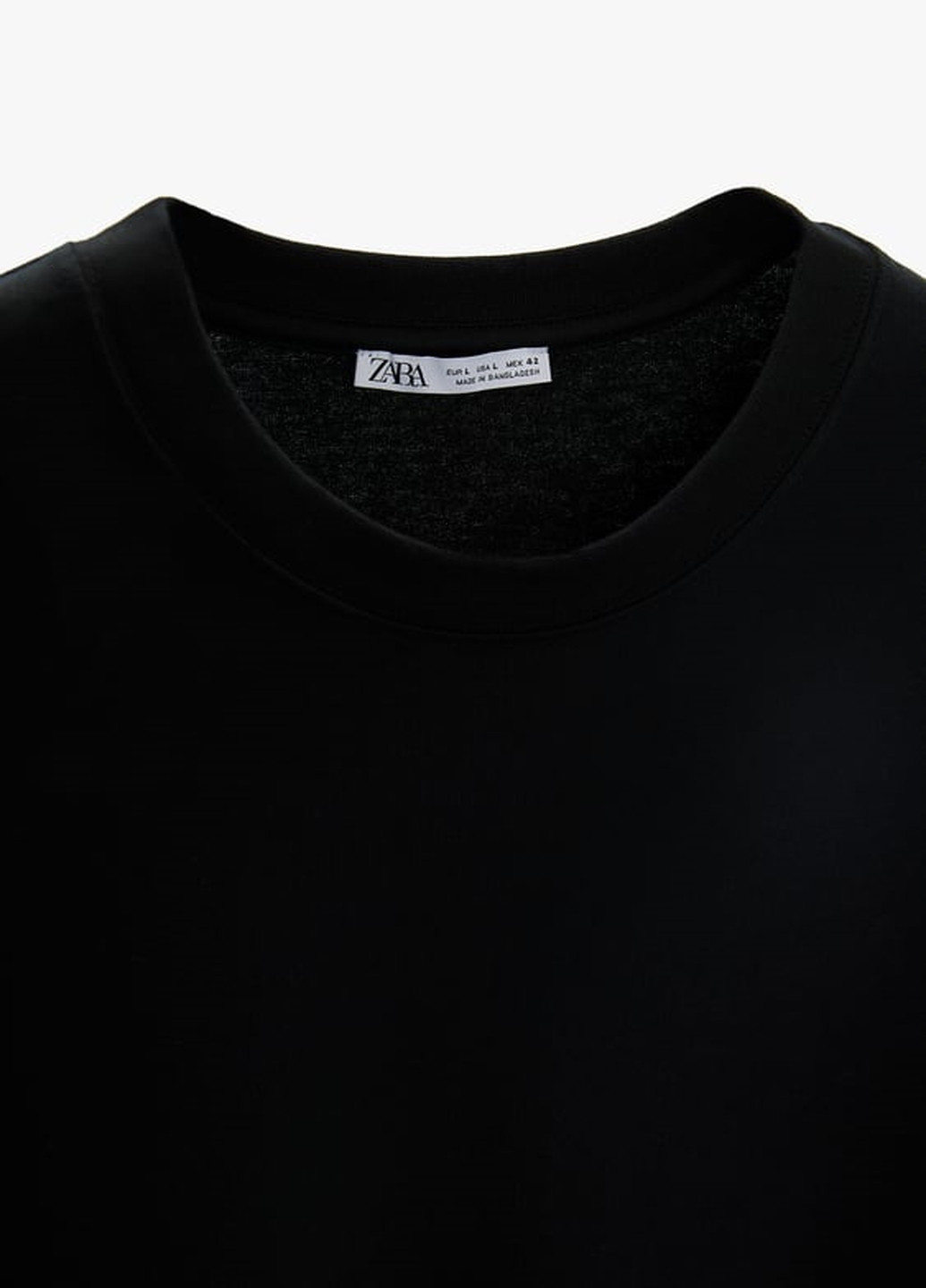 Чорна футболка Zara