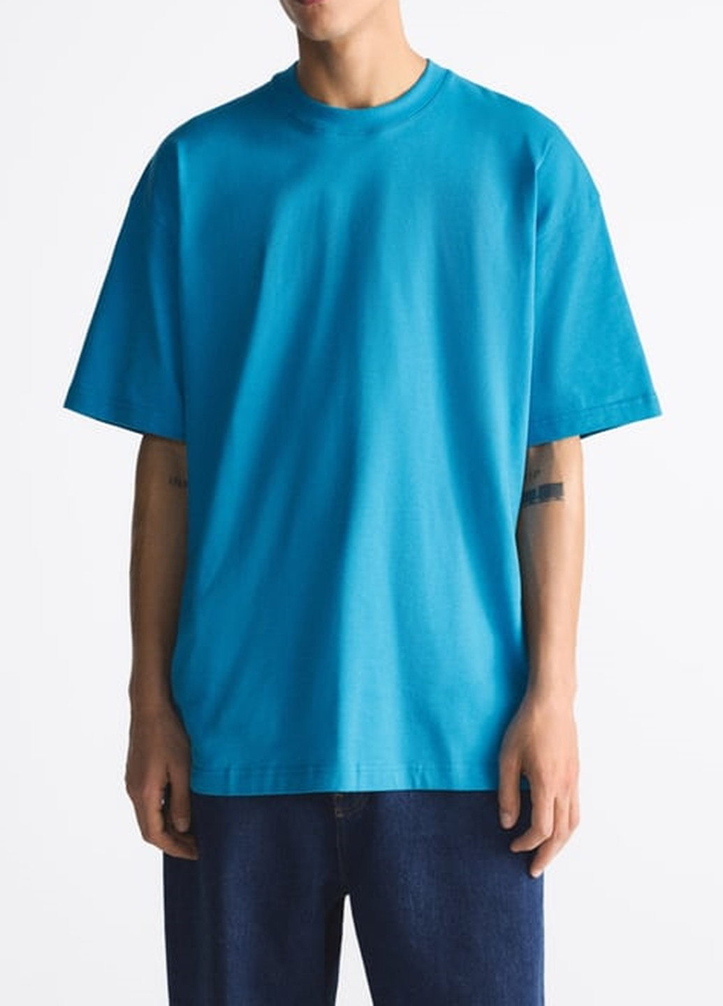 Голубая футболка Zara