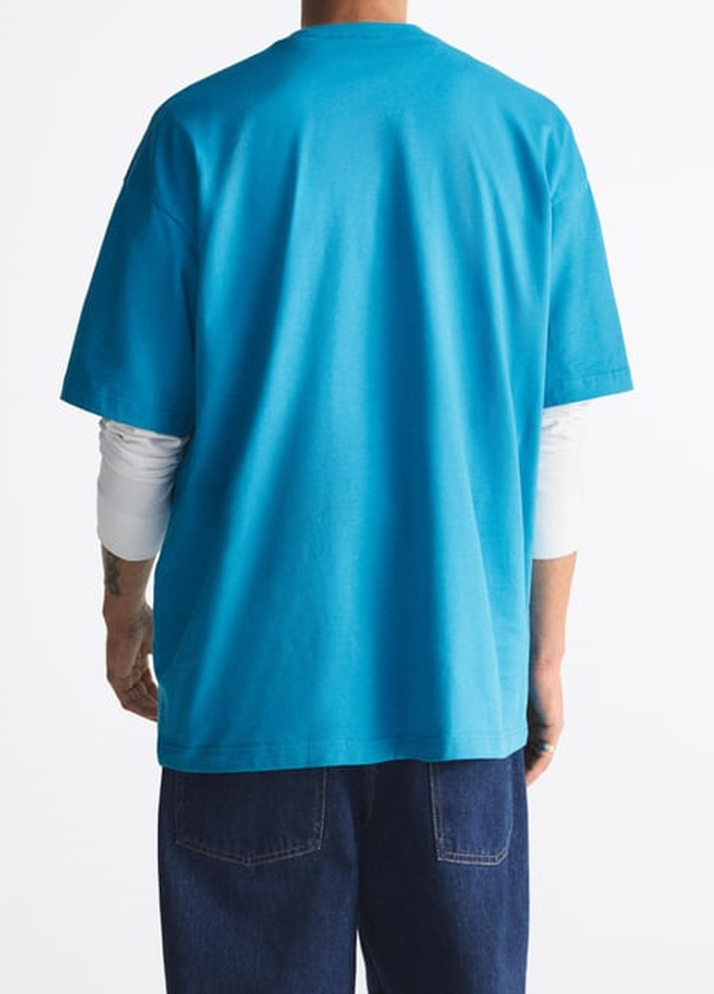 Блакитна футболка Zara