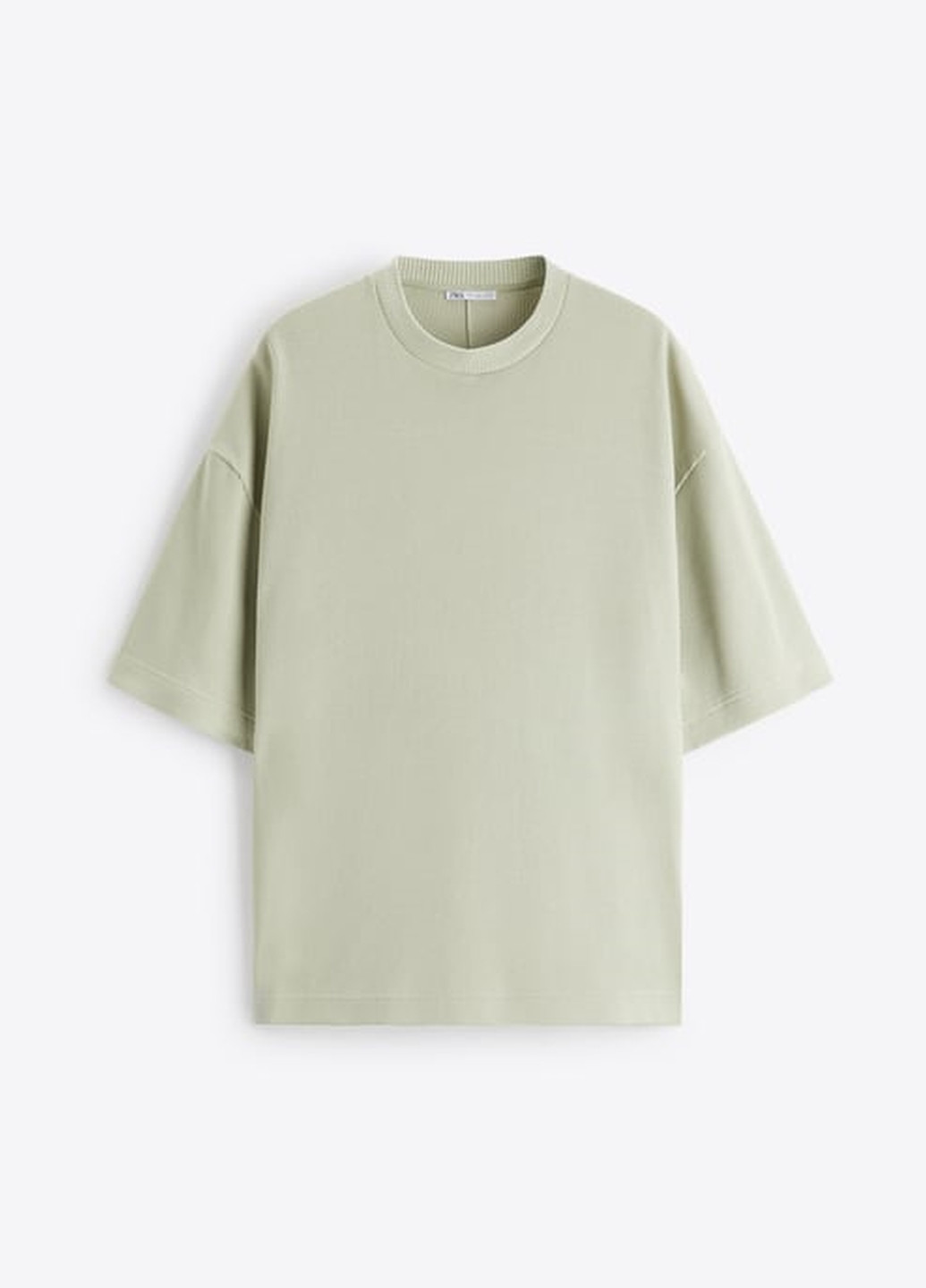 Оливкова футболка Zara