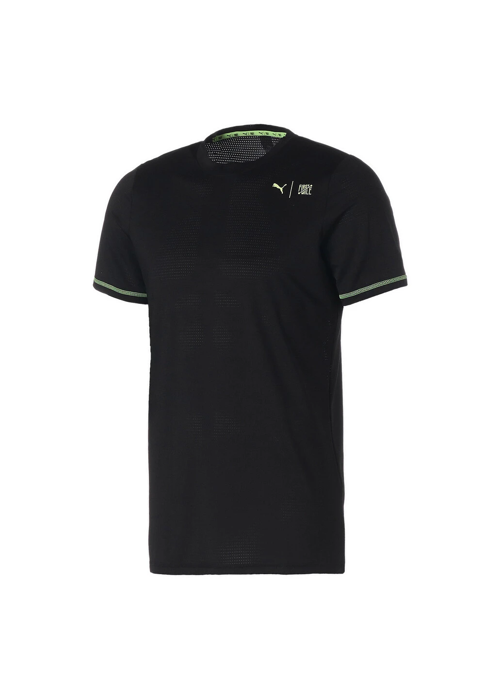 Черная футболка x first mile graphic running tee men Puma