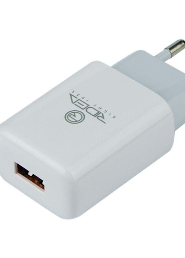 Сетевое Зарядное Устройство Ridea RW-11111 Element Micro-USB 2.1 A 10.5W Белый No Brand (258080013)