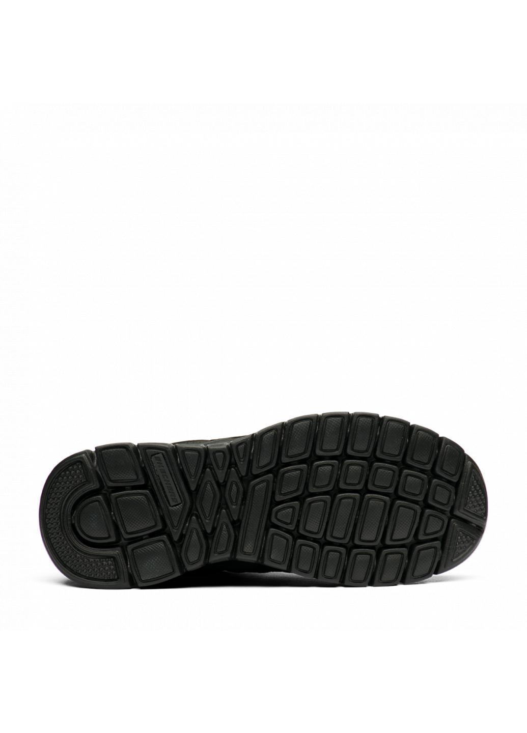 Черные демисезонные кроссовки burns 52635-bbk Skechers
