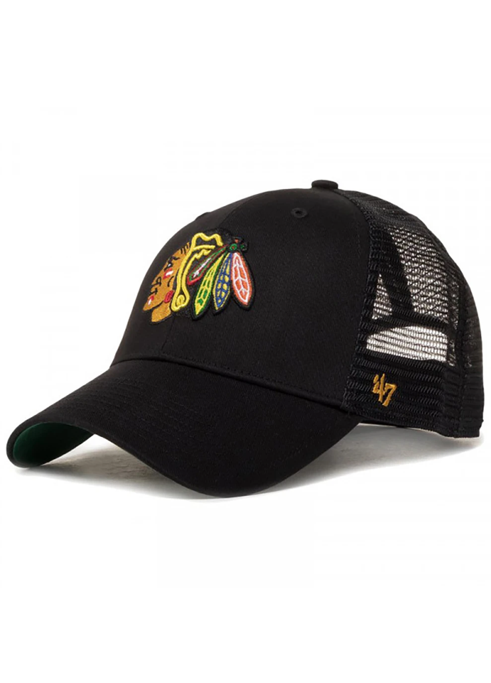 Кепка-тракер CHICAGO BLACKHAWKS BRANSON MES One Size Black green 47 Brand (258135096)