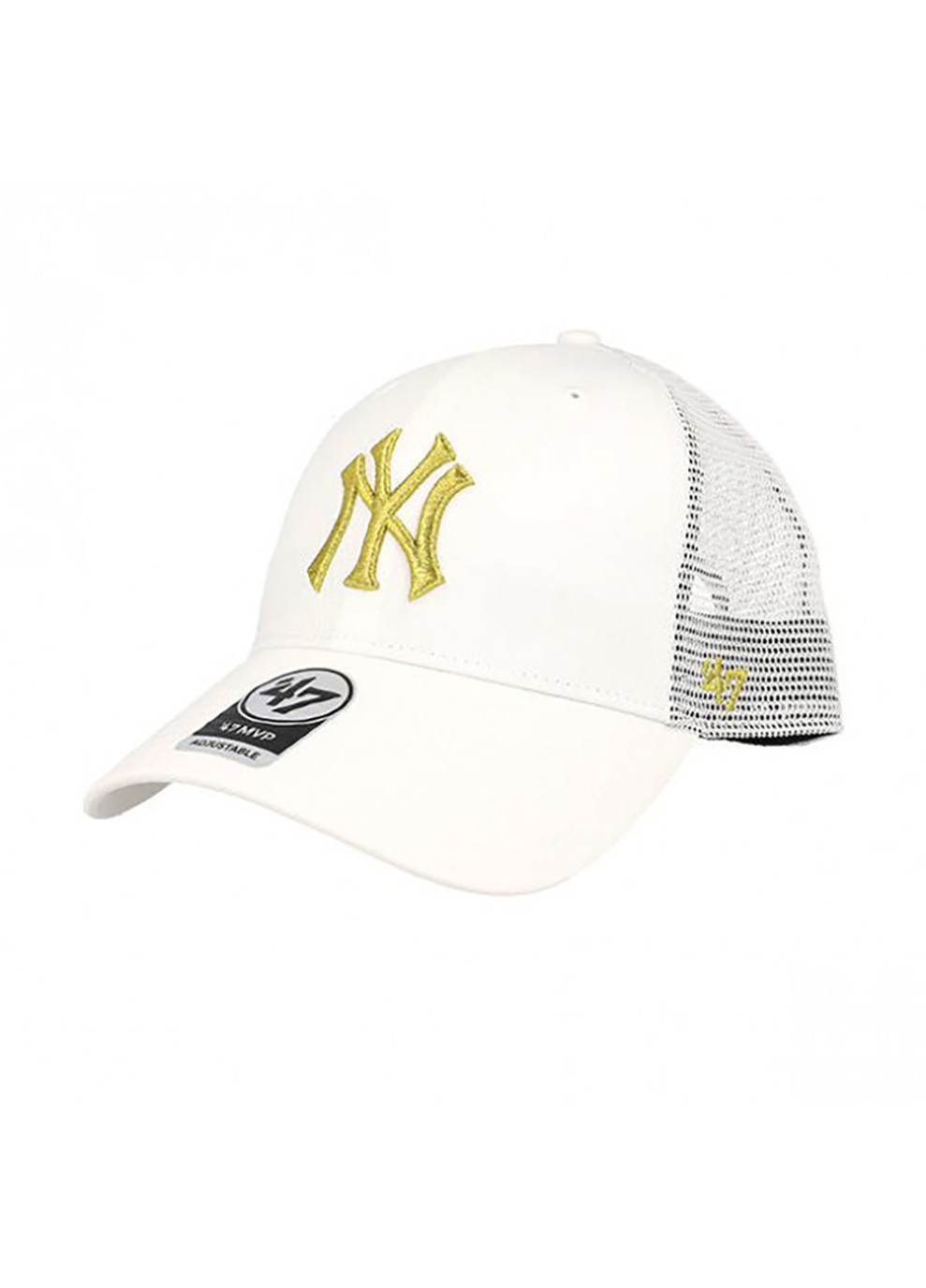 Кепка-тракер NY YANKEES One Size White/Gold 47 Brand (258132738)