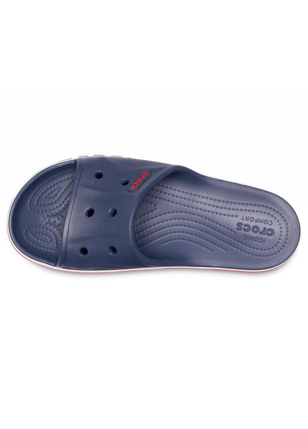 Синие шлепанцы слайды Crocs