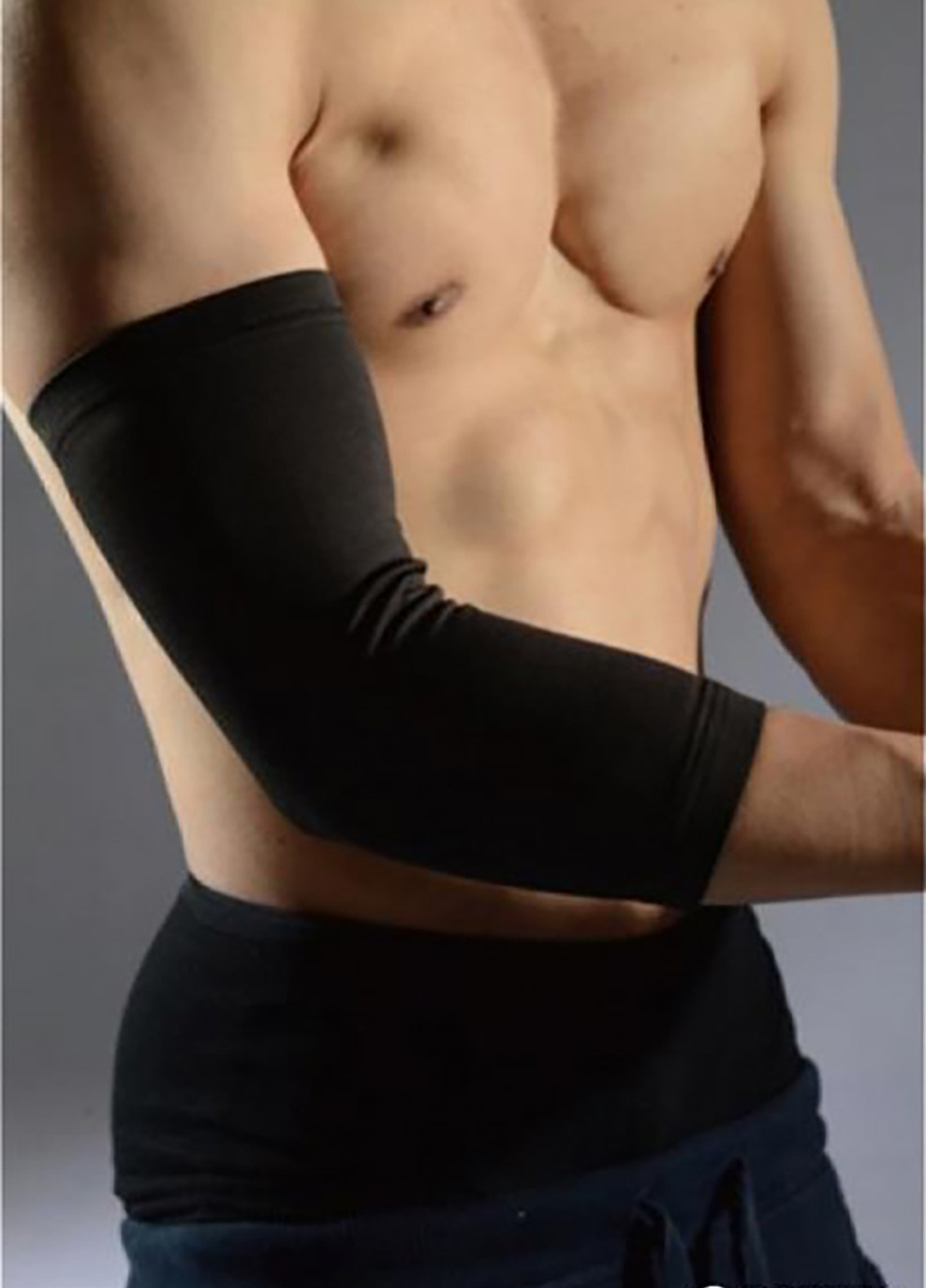 Фіксатор ліктя ELBOW SUPPORT чорний L/XL LiveUp (258145524)