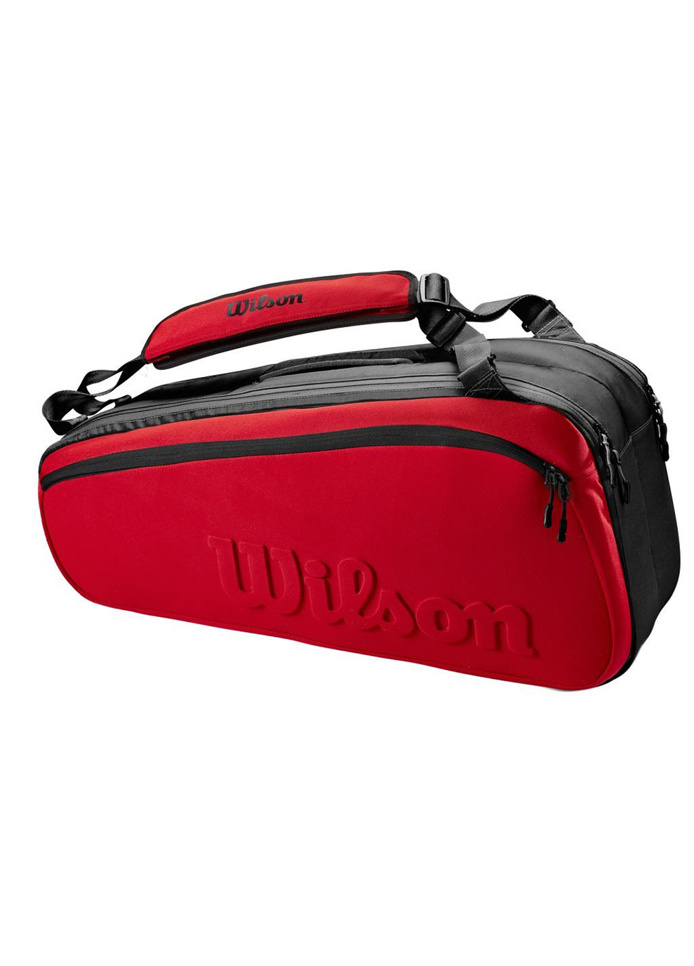 Чехол SUPER TOUR 9PK CLASH V2.0 BK/RD WR8016401001 Wilson (258146363)