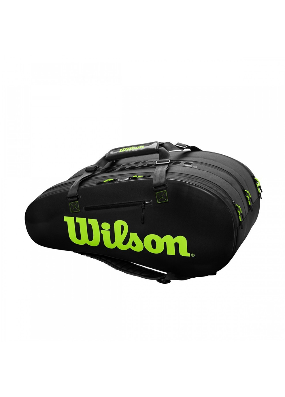 Тенісний Чохол Super Tour 3 Compartment Black/Green (WR8004101001) Wilson (258141323)