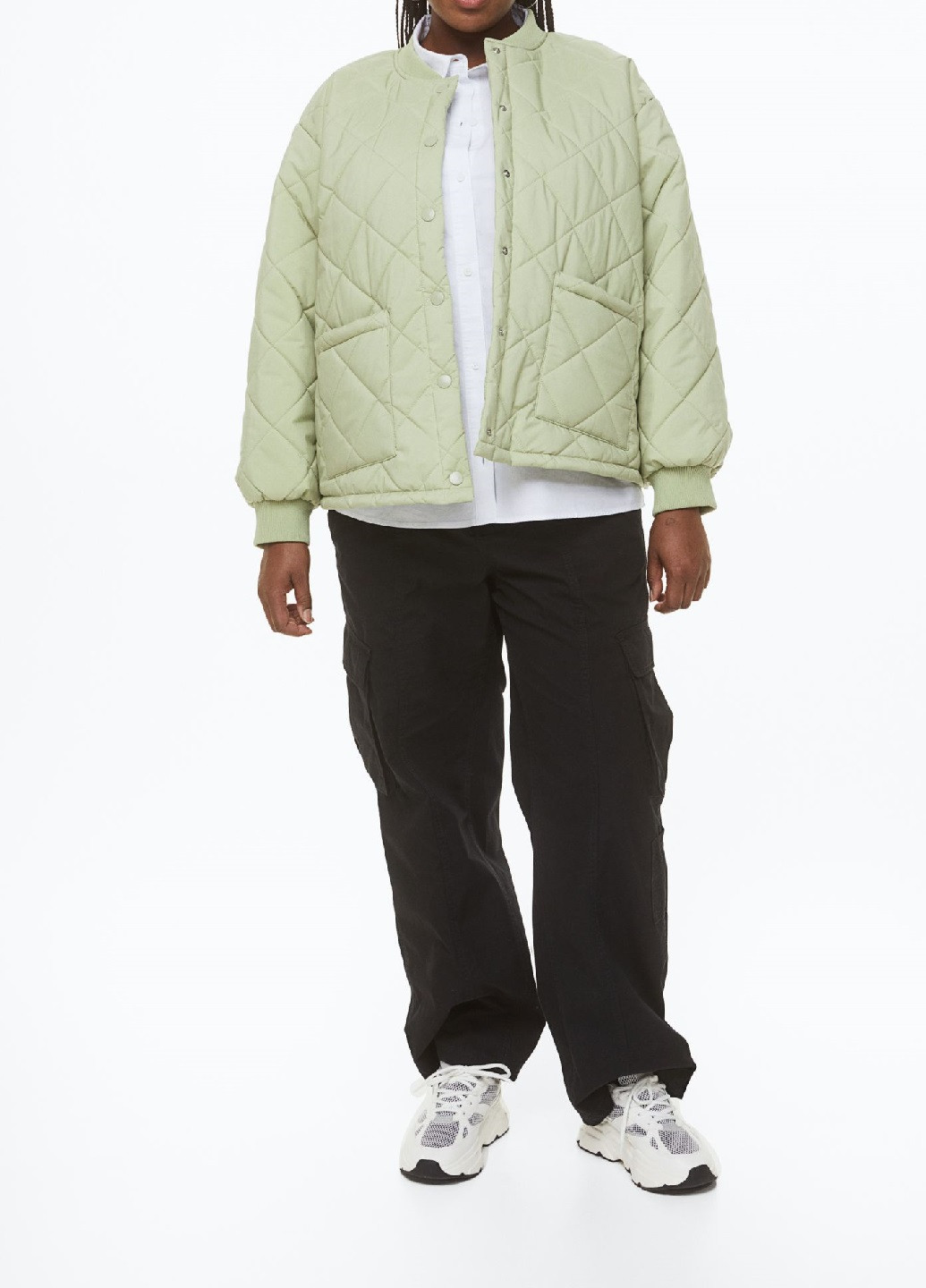 Світло-зелена демісезонна куртка H&M