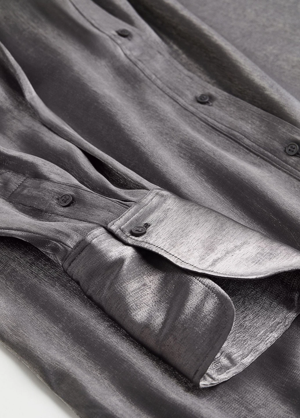 Срібна кежуал сукня H&M однотонна