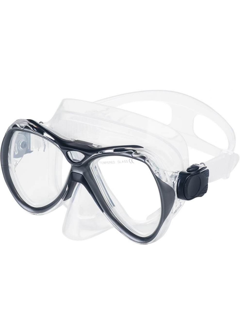 Набір маска та трубка Manus + Borneo 8238 Чорний OSFM Aqua Speed (258141426)