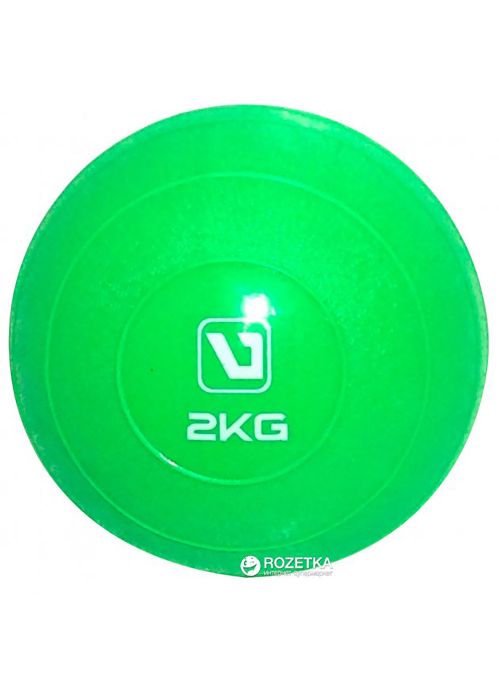 Медбол мягкий SOFT WEIGHT BALL зеленый 2кг LiveUp (258140448)