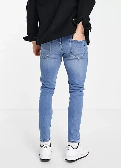 Синие демисезонные джинсы Topman