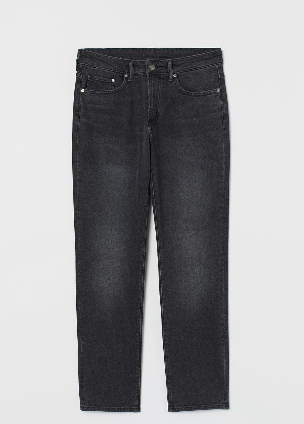 Черные демисезонные джинсы H&M