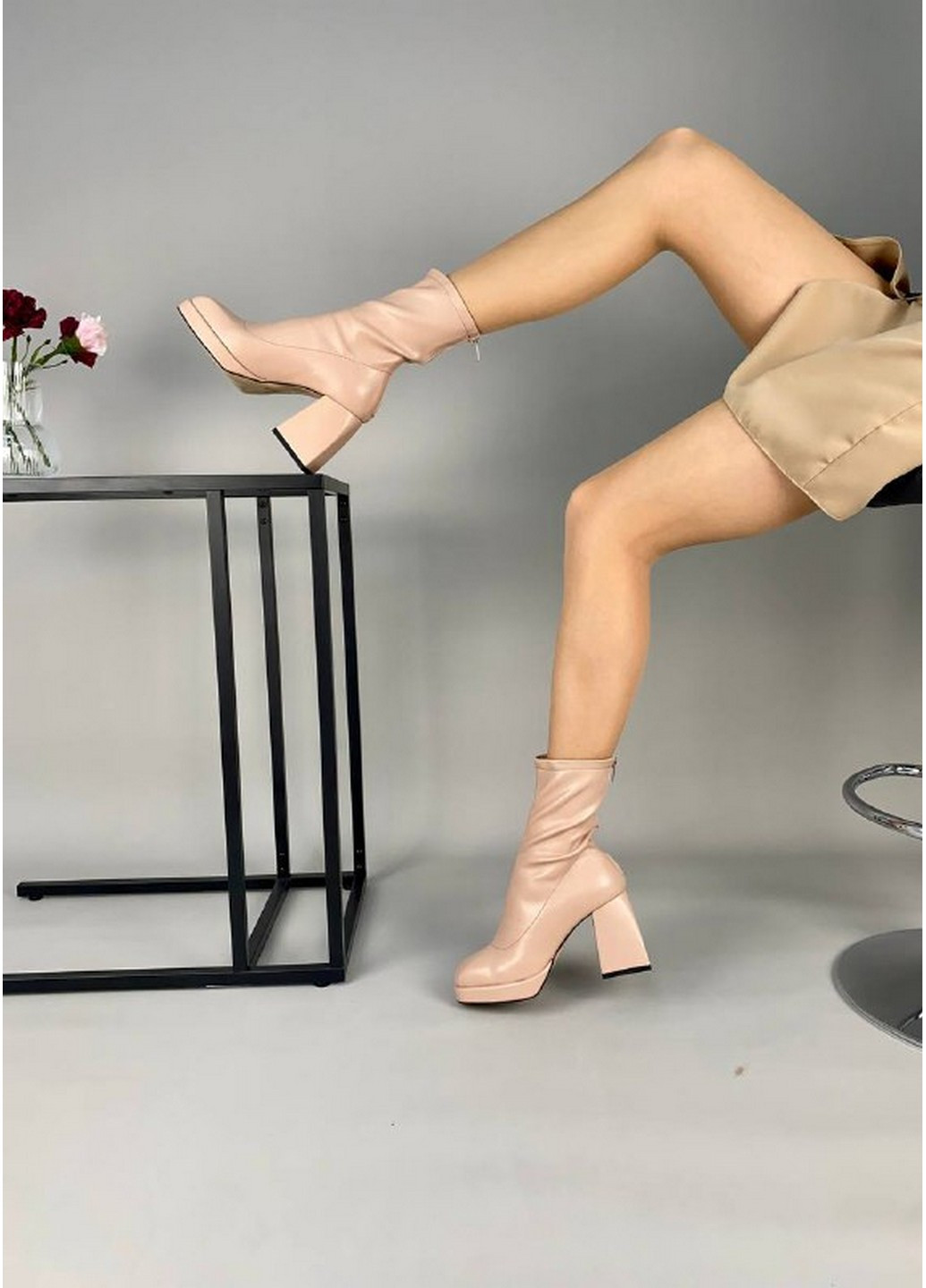 Осенние женские ботинки из экокожи 40 VZUTIK из искусственной кожи