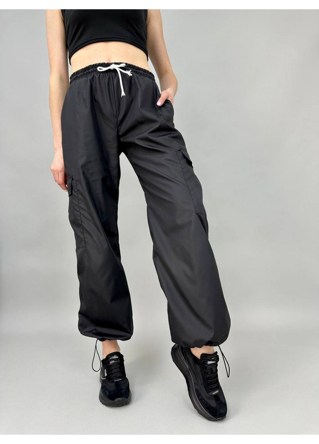 Жіночі кросівки з нейлону 40 VZUTIK чорні демісезони (258162465)