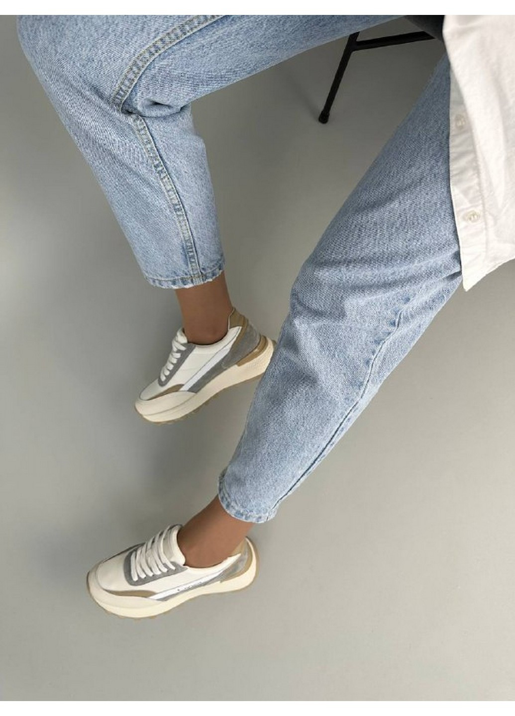 Жіночі шкіряні кросівки 38 VZUTIK білі демісезони (258162441)