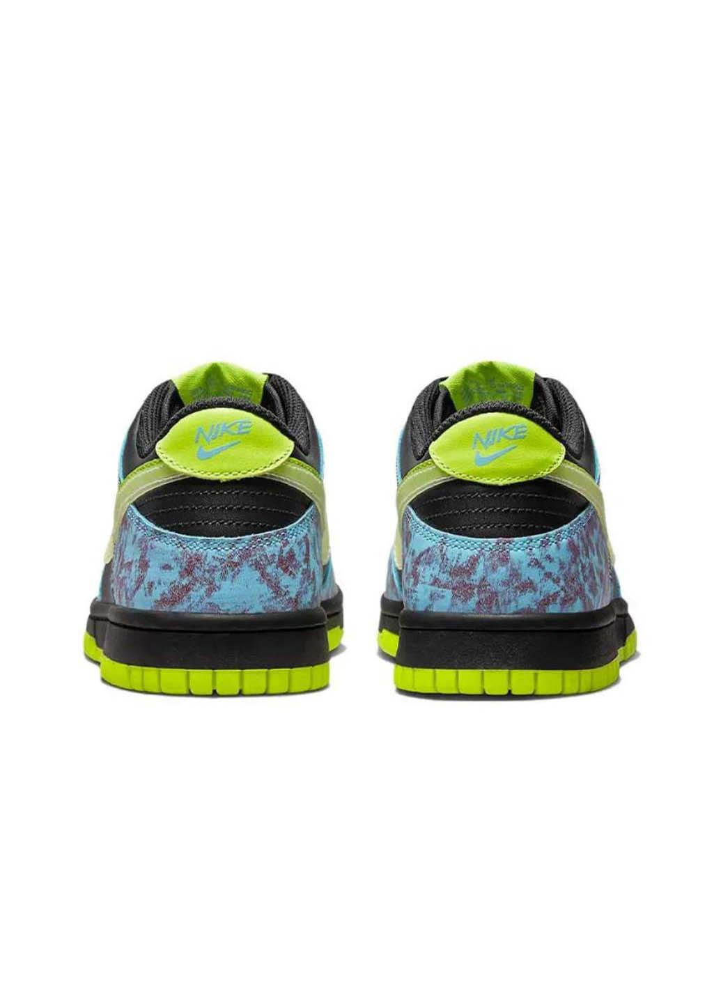 Комбіновані осінні кросівки жіночі dunk low gs “acid wash” Nike