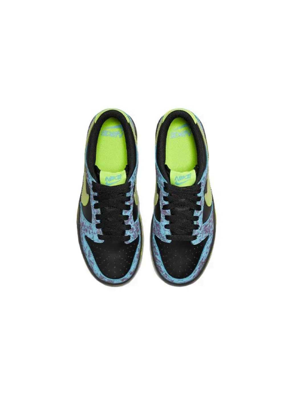 Цветные демисезонные кроссовки женские dunk low gs “acid wash” Nike