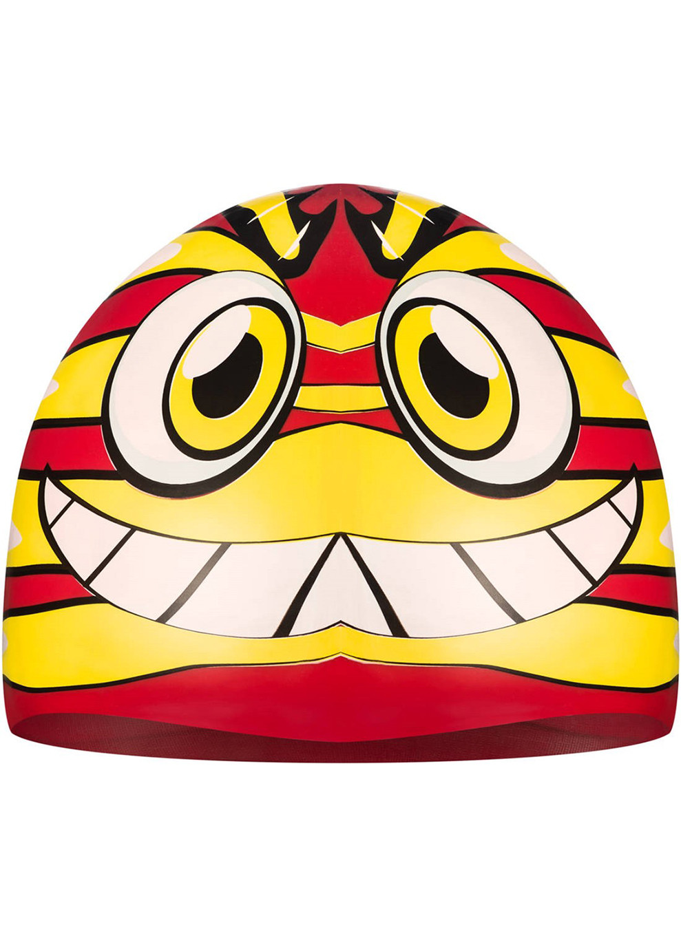 Шапочка для плавання Aquaspeed ZOO FISH 8694 (115-31-fish) Красно-Жовта з білим Aqua Speed (258186737)