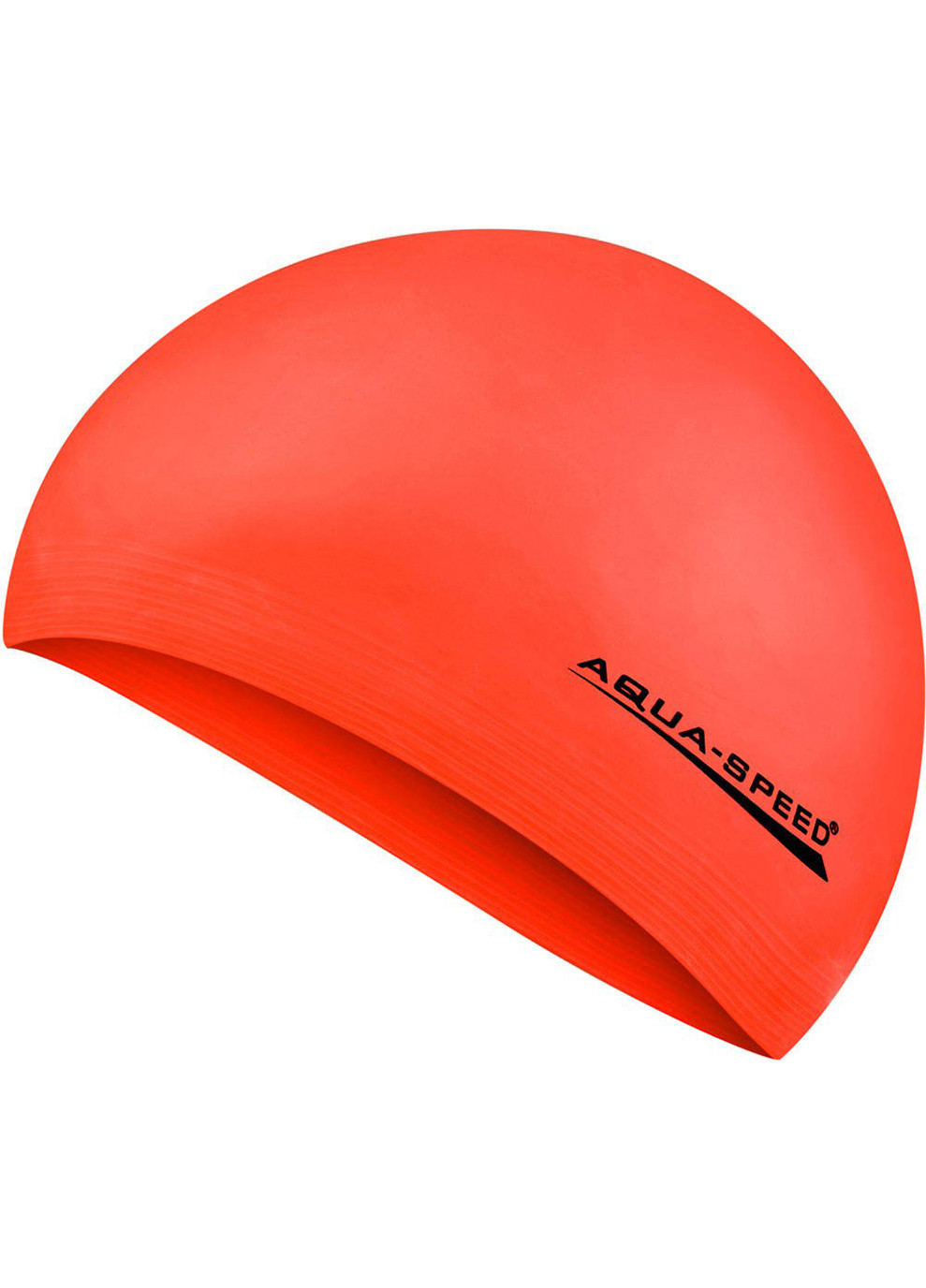 Шапка для плавания Aquaspeed SOFT LATEX 5733 Неоново-Оранжевая Aqua Speed (258186585)