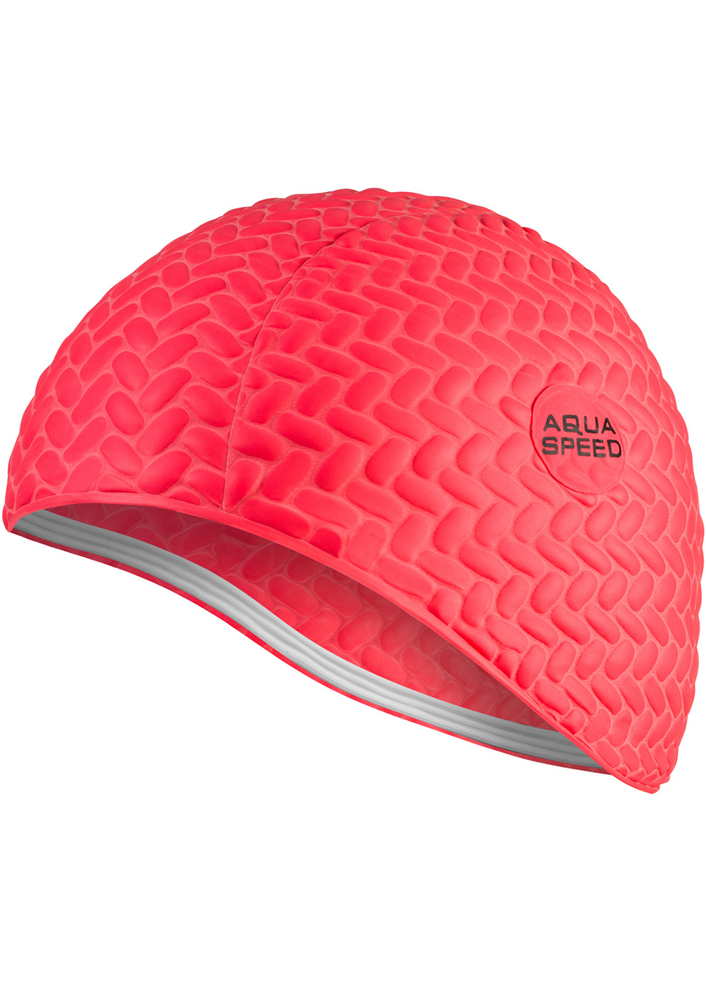 Шапочка для плавання Aquaspeed BOMBASTIC TIC-TAC 5723 Червона Aqua Speed (258186810)