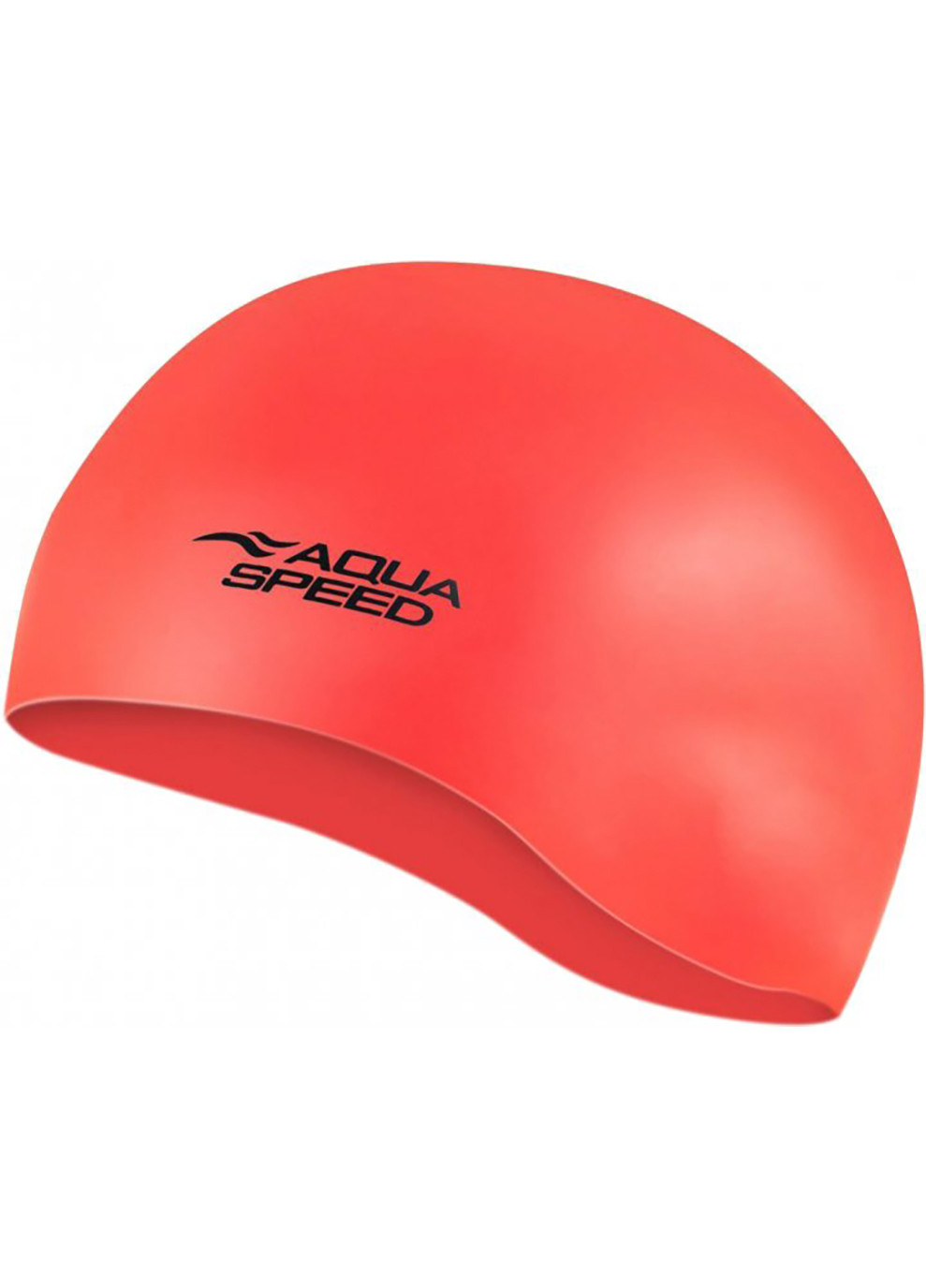 Шапка для плавания Aquaspeed MONO 6206 (111-32) ярко-красная unisex OSFM Aqua Speed (258186832)