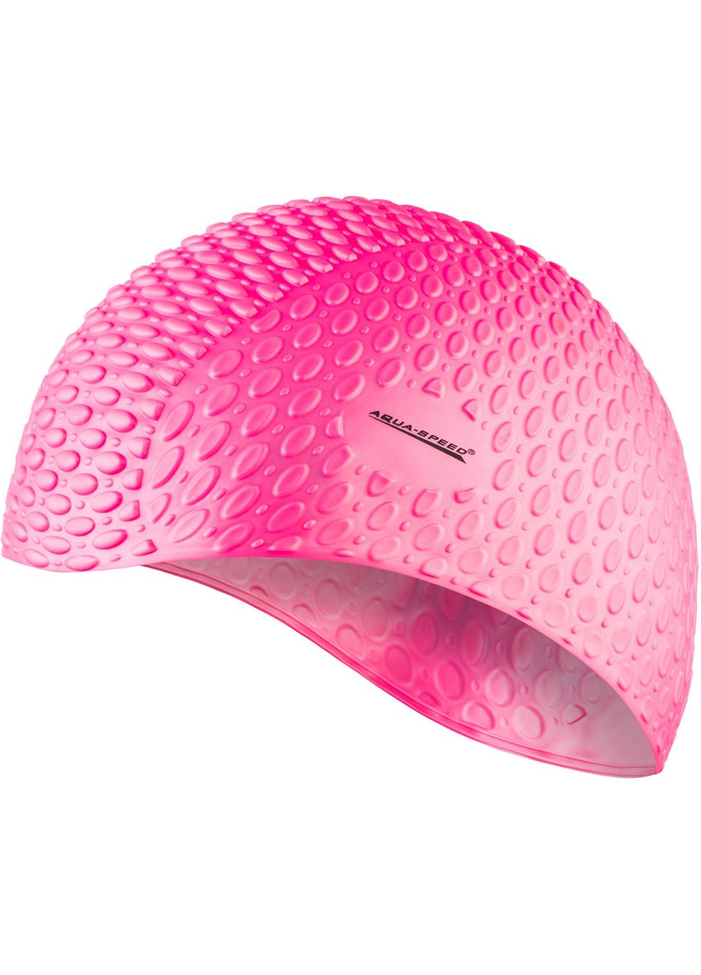 Шапка для плавания Aquaspeed BUBBLE 102-03 Розовая Aqua Speed (258186638)