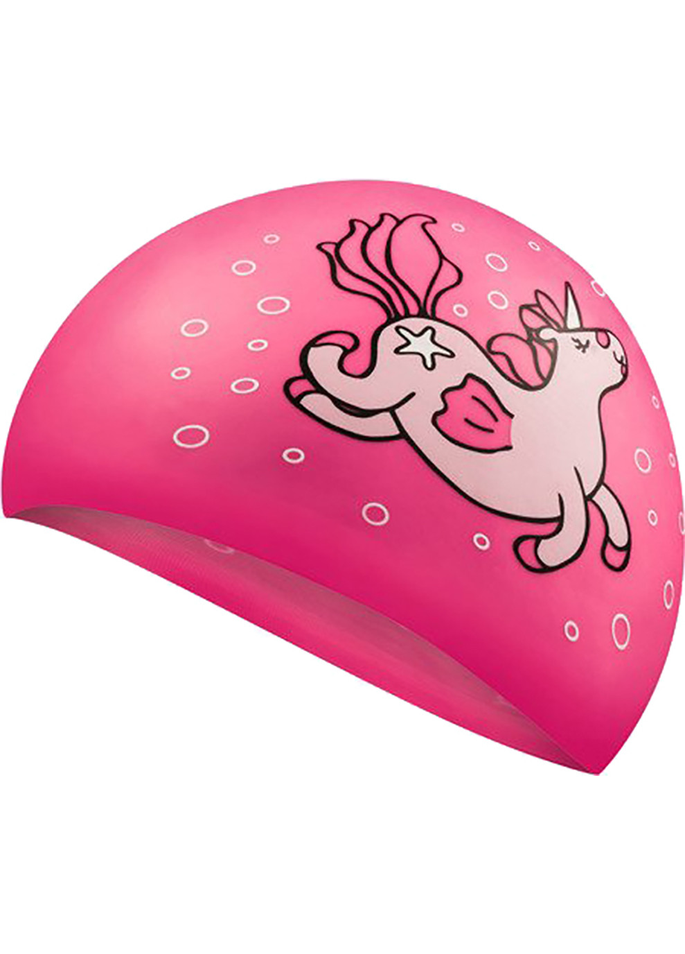 Шапочка для плавання Aquaspeed KIDDIE Unicorn 6880 (142-Unicorn) Рожева (дитяча) OSFM Aqua Speed (258186680)