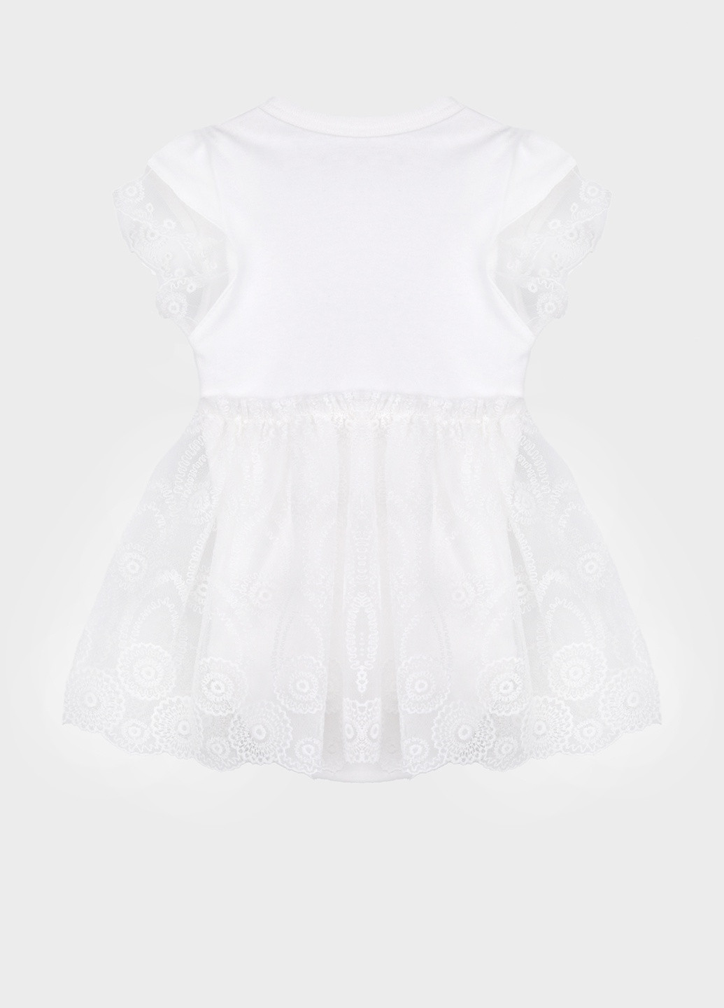 Біла бодi-сукня Mini born (258202287)