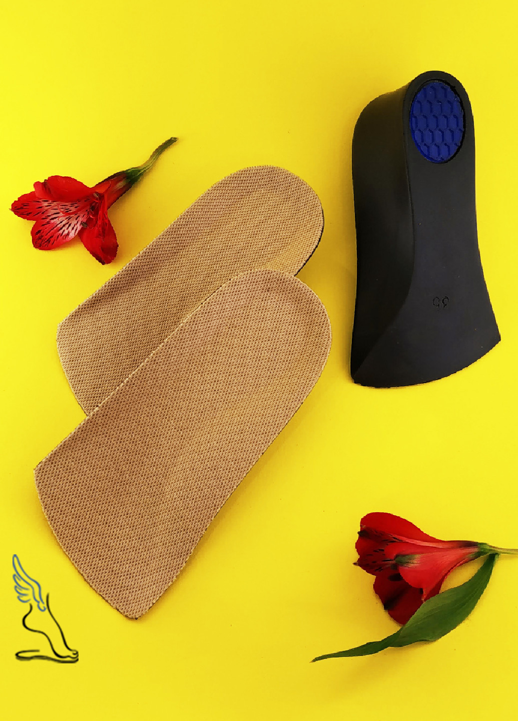 Полустельки для увеличения роста на 3.5см No Brand напівустілки (258210559)