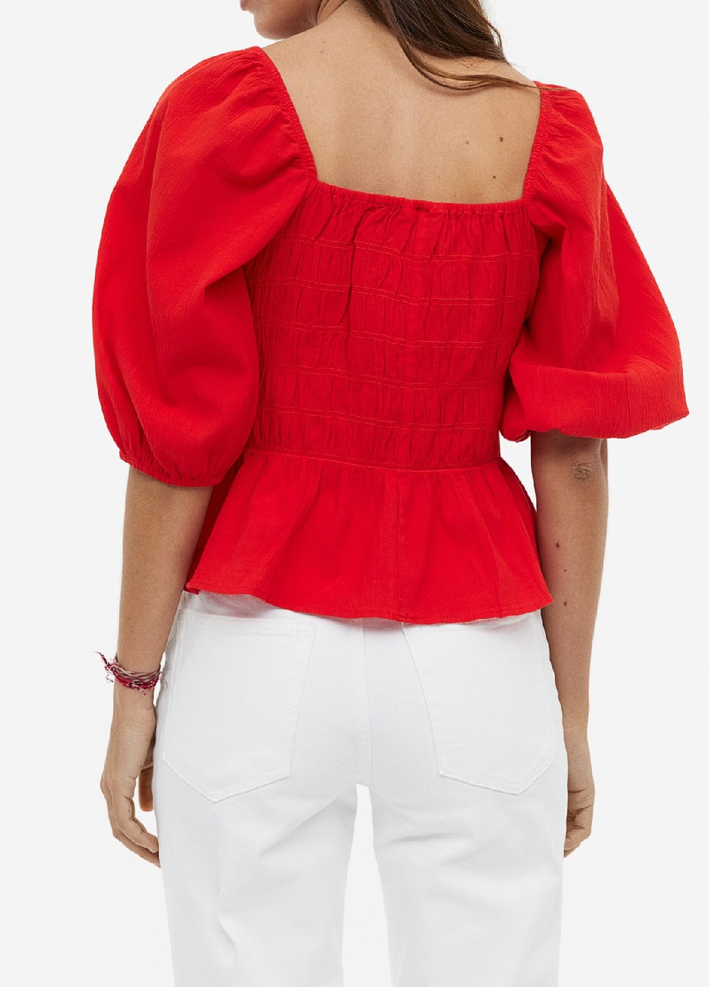 Червона літня блузка H&M