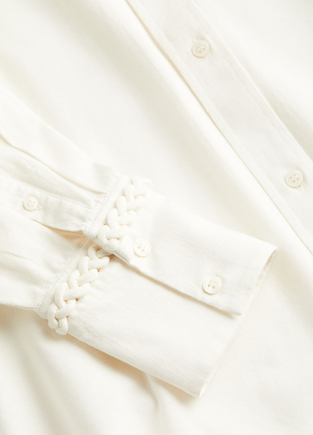 Молочна демісезонна блузка H&M