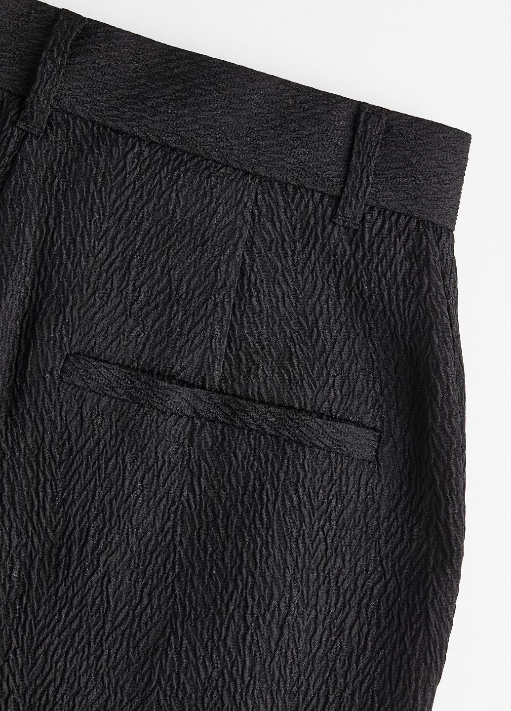 Черные классические демисезонные брюки H&M