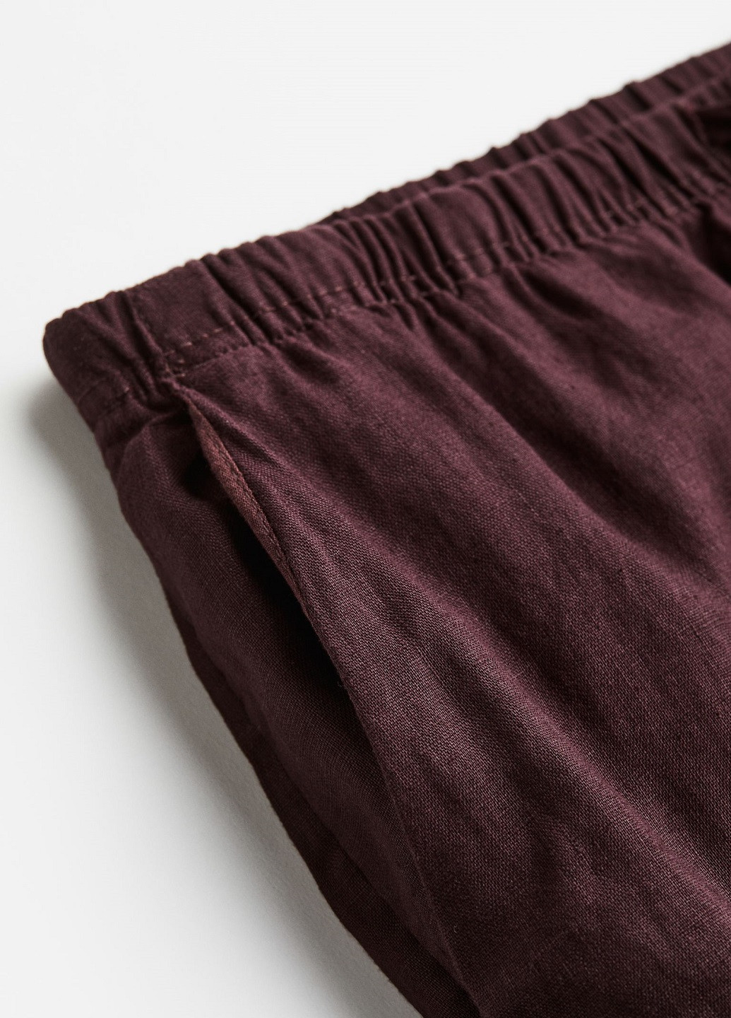 Темно-коричневые домашние демисезонные брюки H&M
