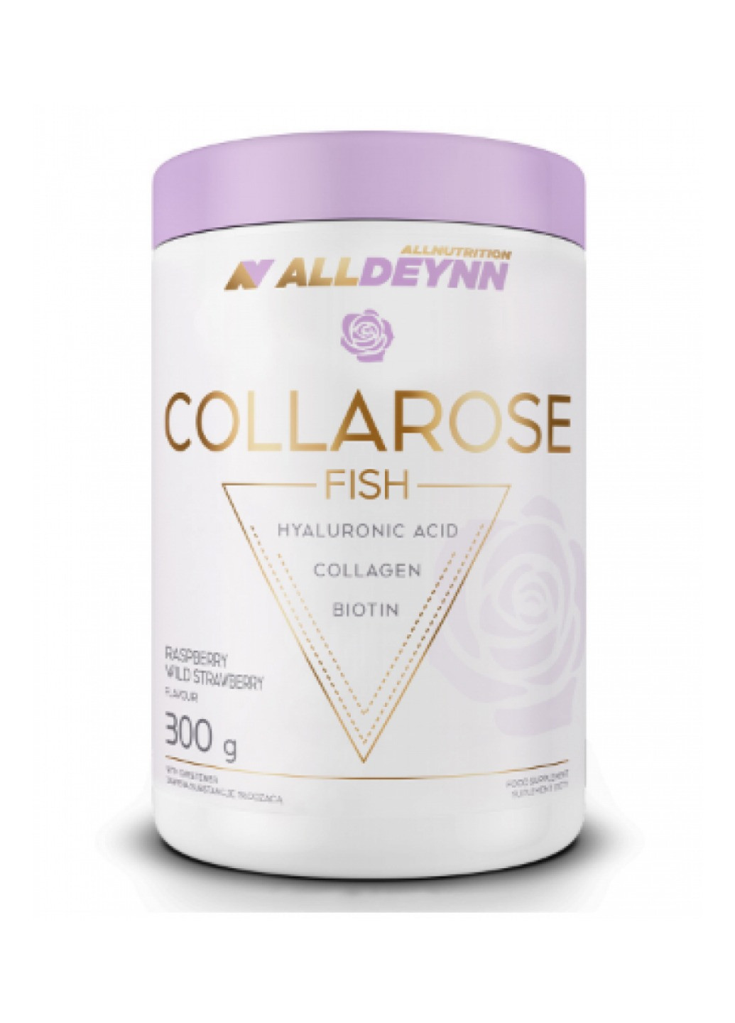 Добавка для жінок для шкіри та фігури AllDeynn Collarose Fish - 300g Raspberry Wild Strawberry Allnutrition (258191598)