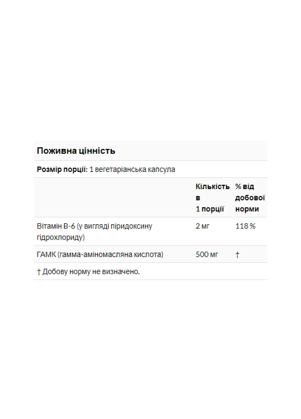 ГАМК GABA 500mg - 200 veg caps Now Foods (258191559)