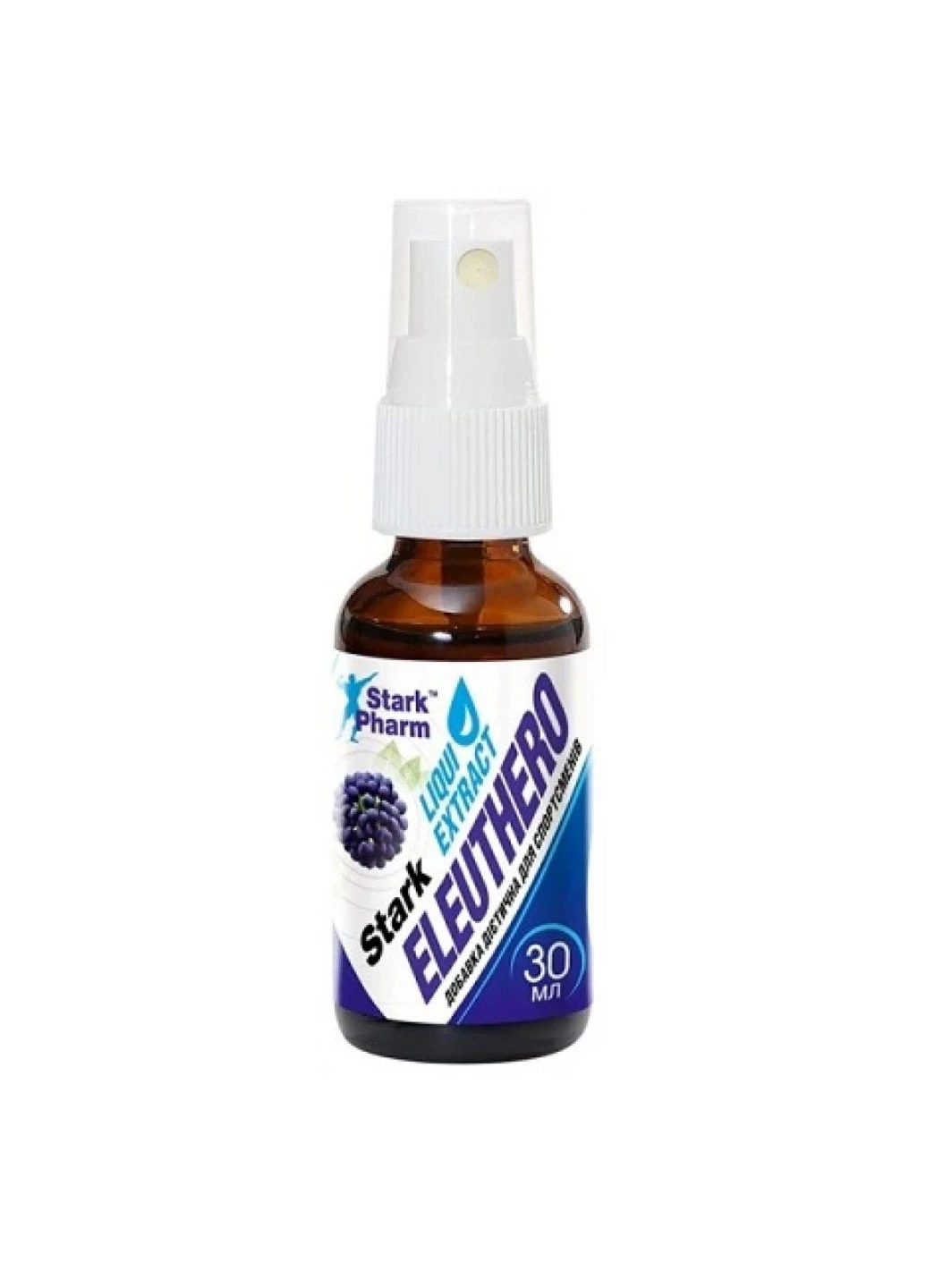 Добавка для зменшення стресу Eleutero Liquid Extract - 30ml Stark Pharm (258191740)