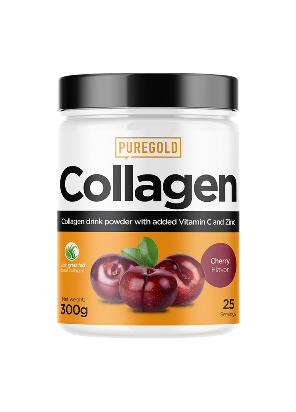 Коллаген для кожи, суставов, волос, связок и ногтей Collagen - 300g Cherry Pure Gold Protein (258191909)