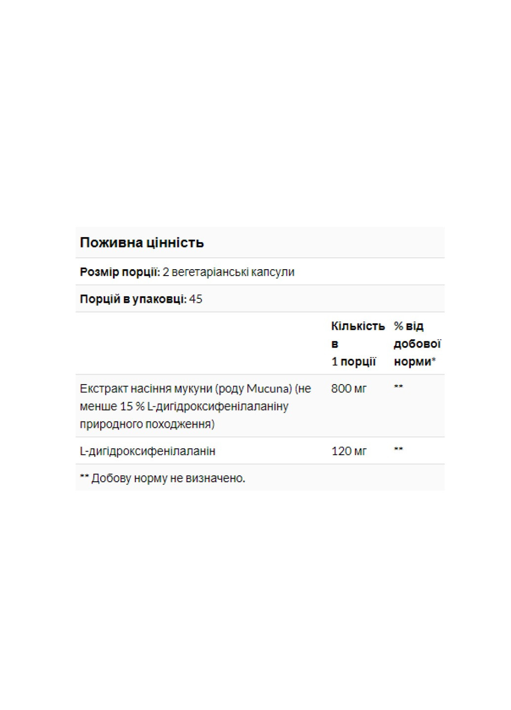 Природний стимулятор хорошого настрою Dopa Mucuna - 90vcaps Now Foods (258191564)