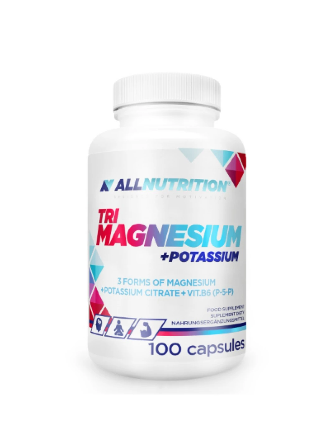 TRI Magnesium Potasium - 100caps Allnutrition (258191594)