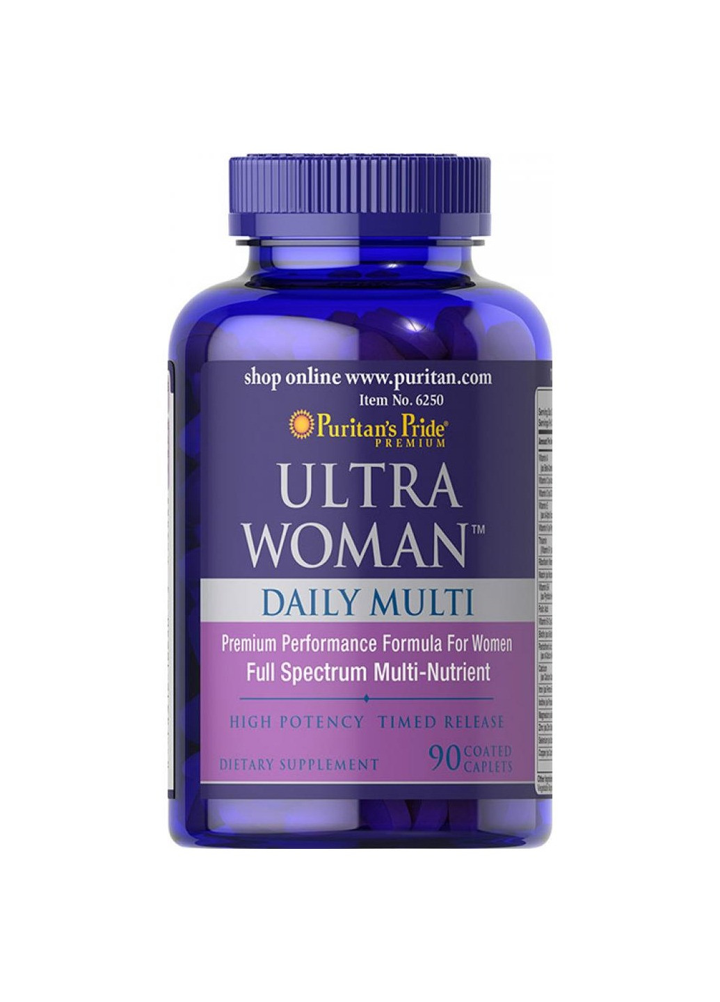 Ultra Woman™ Max Daily Multi Multivitamin - 90 caps Puritans Pride (258191636)