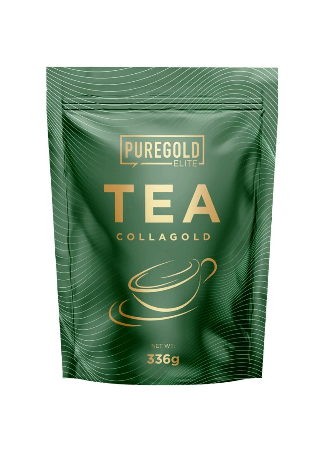 Колаген + гіалуронова кислота для шкіри CollaGold Tea - 336g Black Tea Pure Gold Protein (258191930)