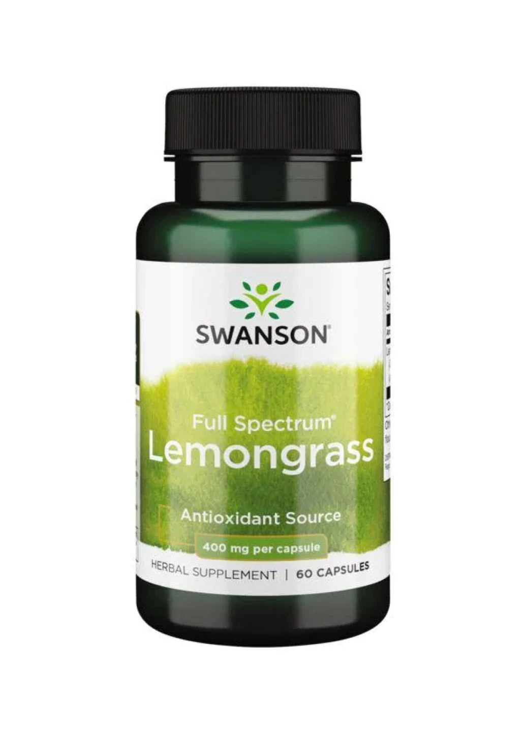 Натуральний лемонграс для імунітету Lemongrass 400mg - 60caps Swanson (258191805)